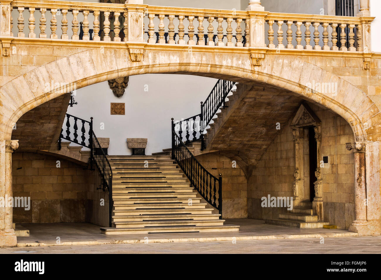 Palast von Gerechtigkeit Palma Mallorca Spanien Stockfoto