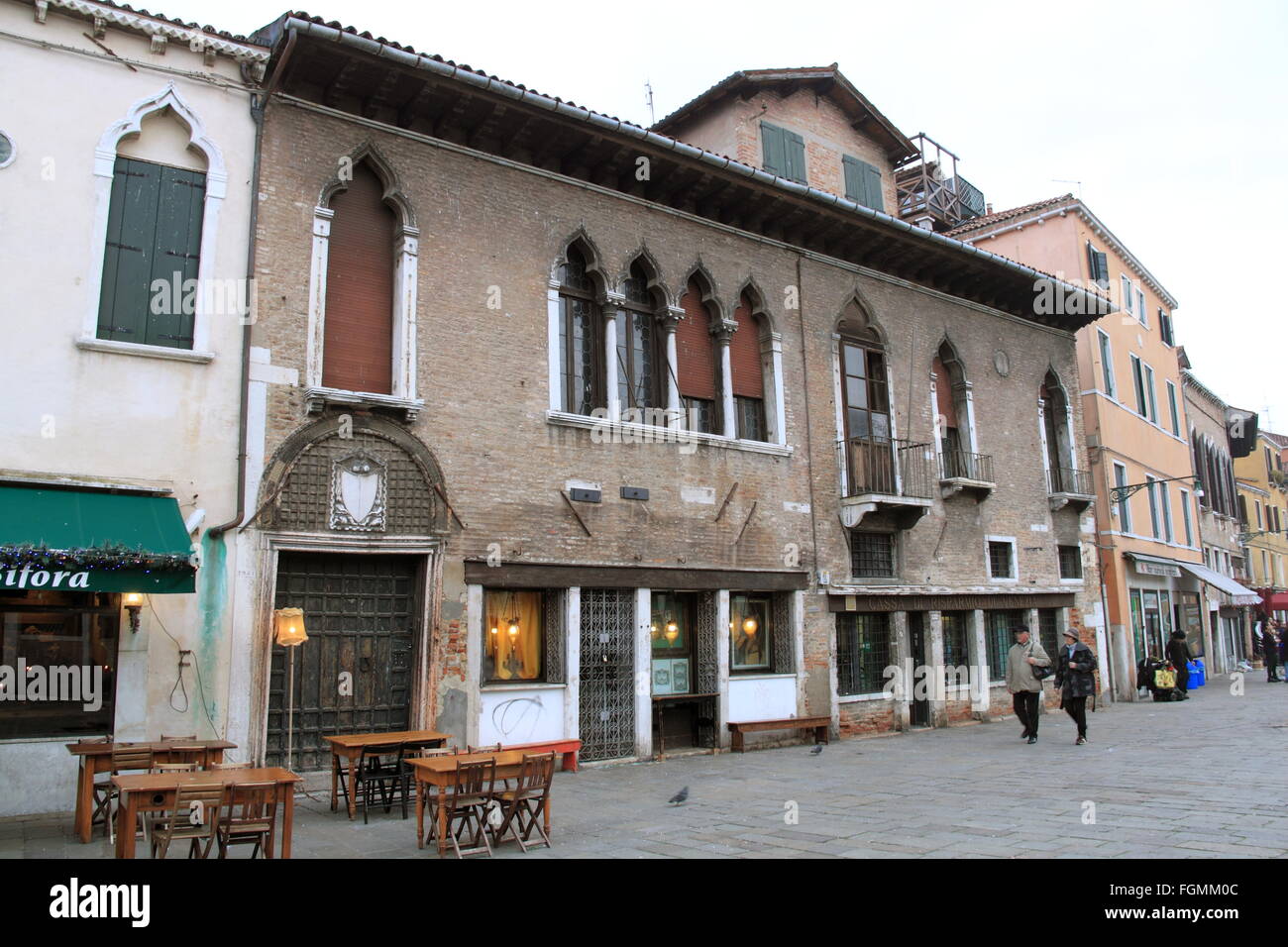Campo Santa Margherita, Dorsoduro, Venedig, Veneto, Italien, Adria, Europa Stockfoto