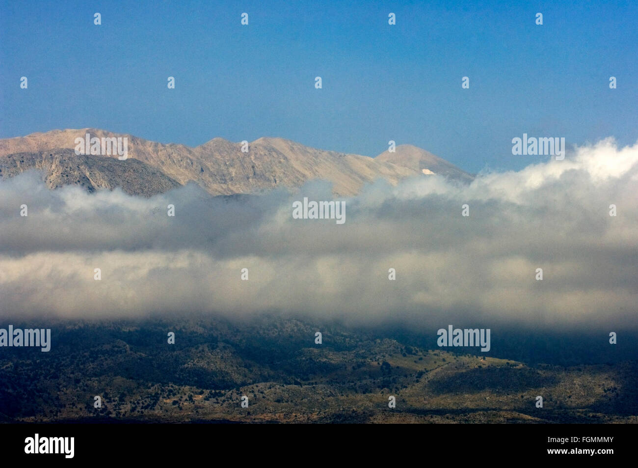 Griechenland, Kreta, Vamos, sterben die Weissen Berge. Stockfoto