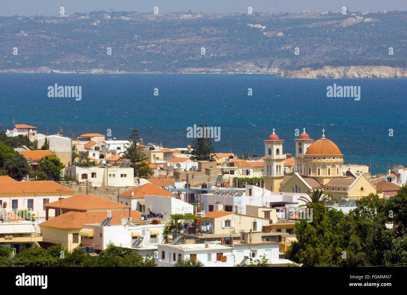Griechenland, Kreta, bei Vamos, Drapano-Halbinsel, Ferienort Kalives Stockfoto