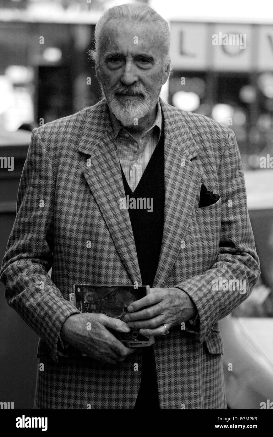 Christopher Lee (Kredit Bild © Jack Ludlam) Stockfoto