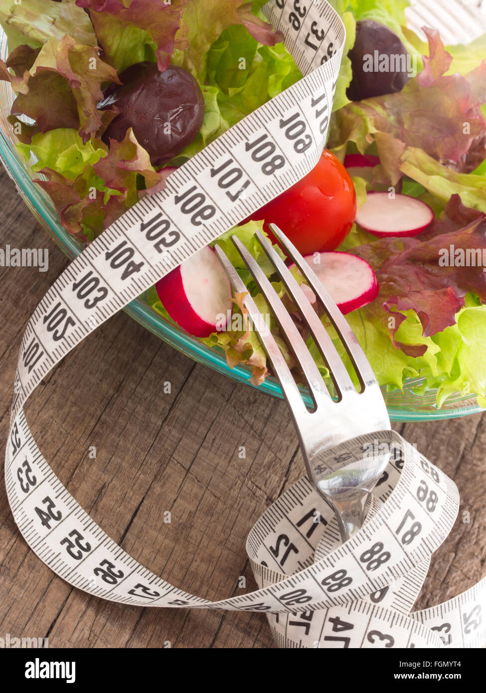 Salat von frischen Ernährung Stockfoto