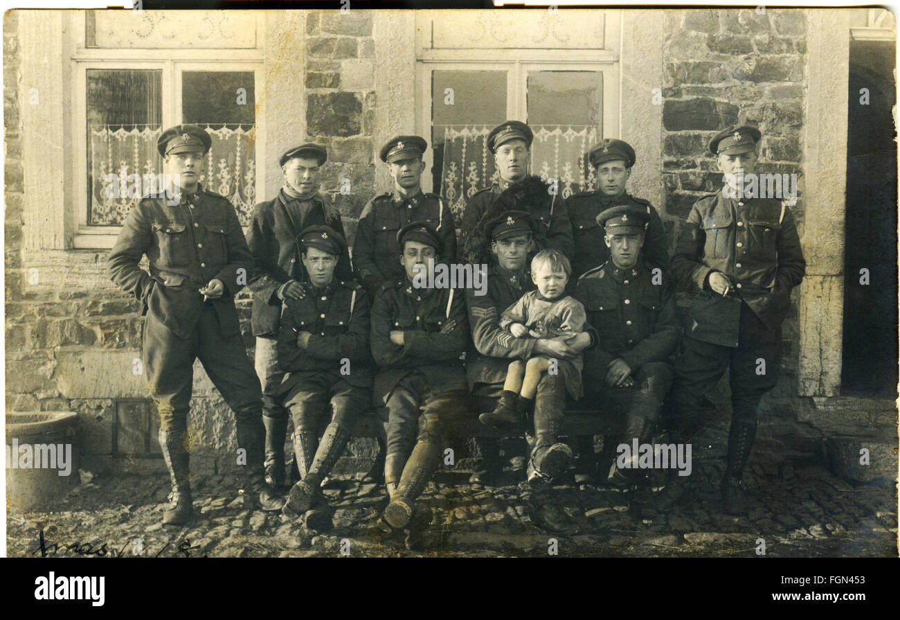 20. Husaren Weihnachten 1918 Stockfoto