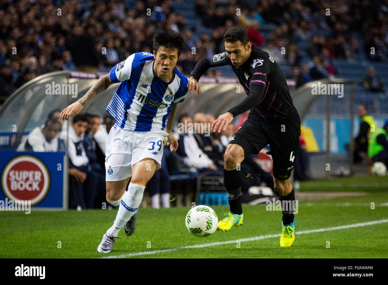 Dragon-Stadion, Portugal. 21. Februar 2016. FC Porto Spieler Suk während der Premier League 2015/16 Spiel zwischen dem FC Porto und Moreirense im Dragon-Stadion, am 21. Februar 2016, Portugal. Bildnachweis: Diogo Baptista/Alamy Live-Nachrichten Stockfoto