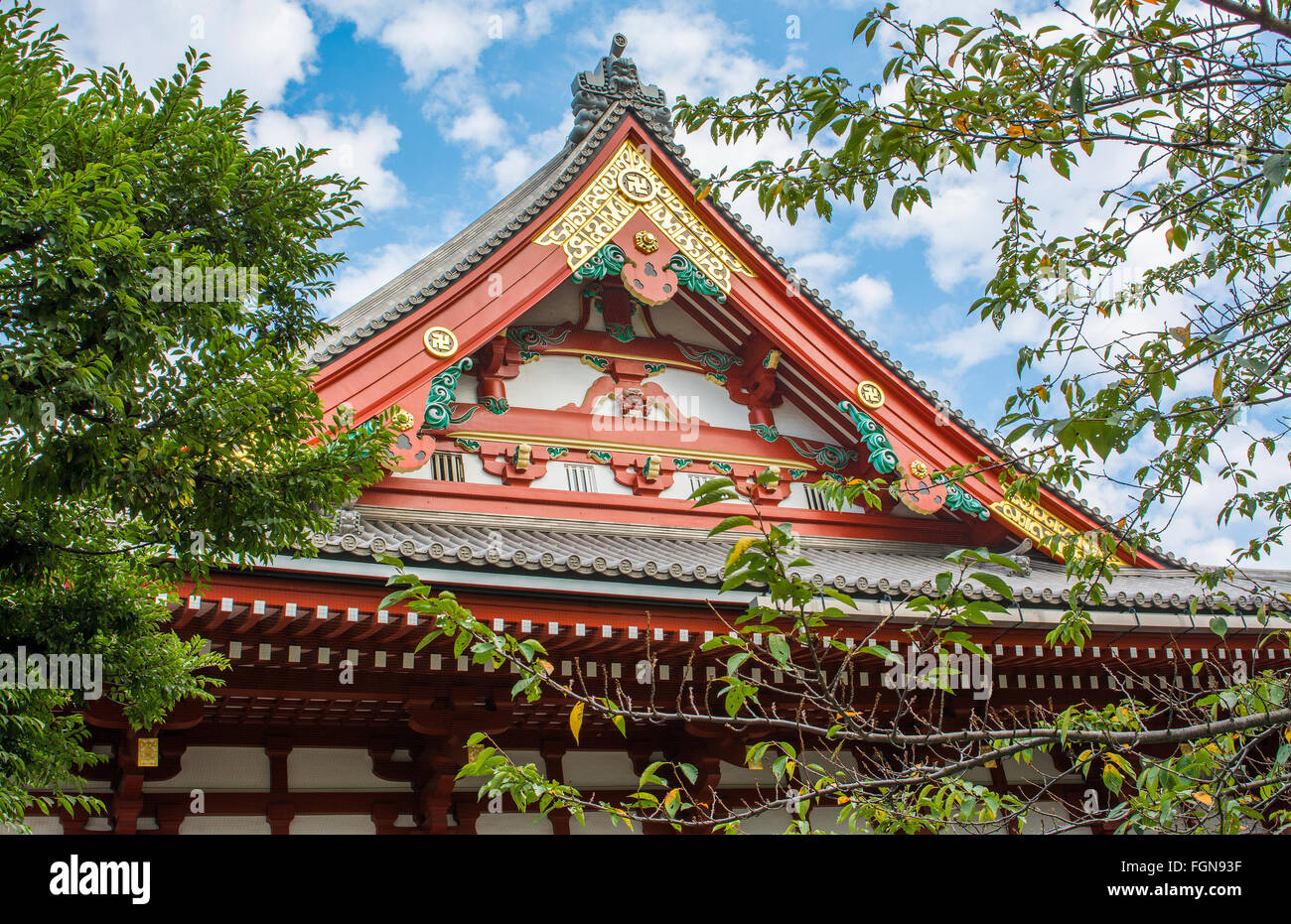 Tokyo Japan Sensoji Tempel Tokios ältesten Tempel und wichtige erbaute 645 gegründet Stockfoto