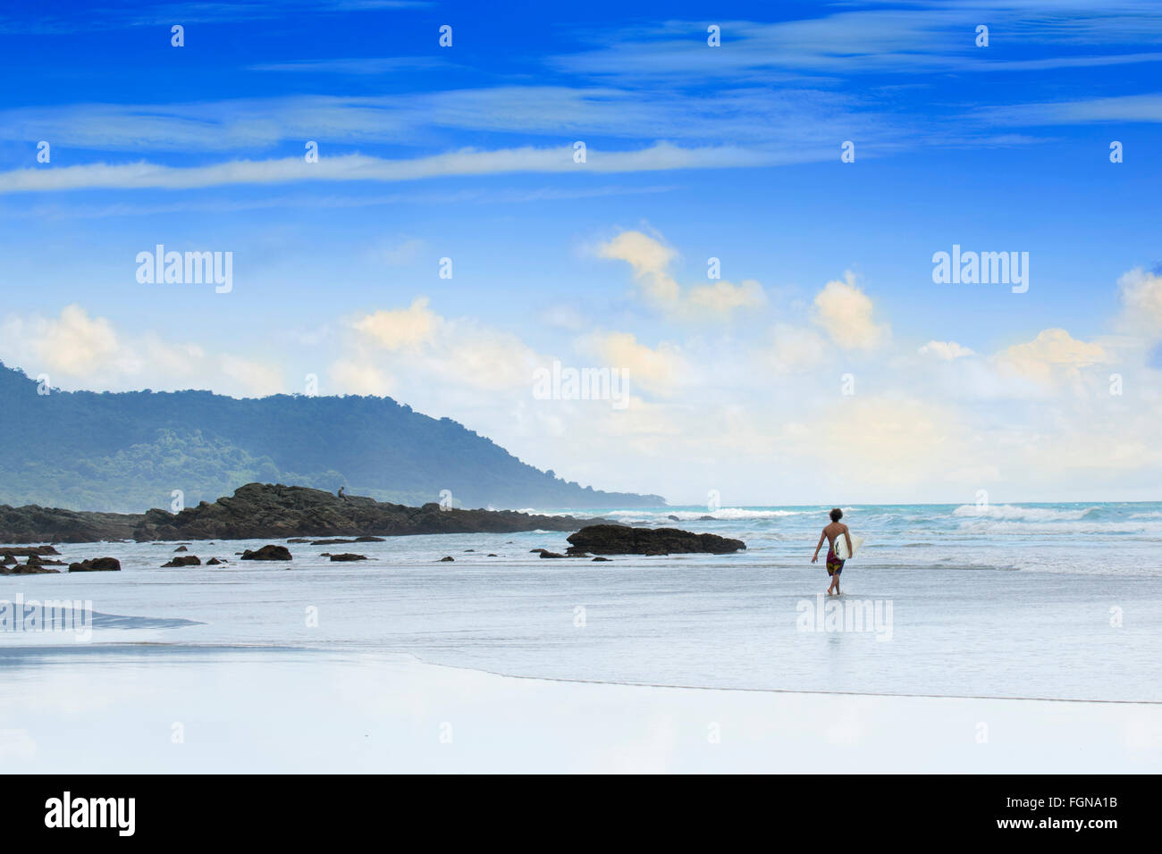 Playa Santa Teresa, Nicoya Halbinsel Stockfoto