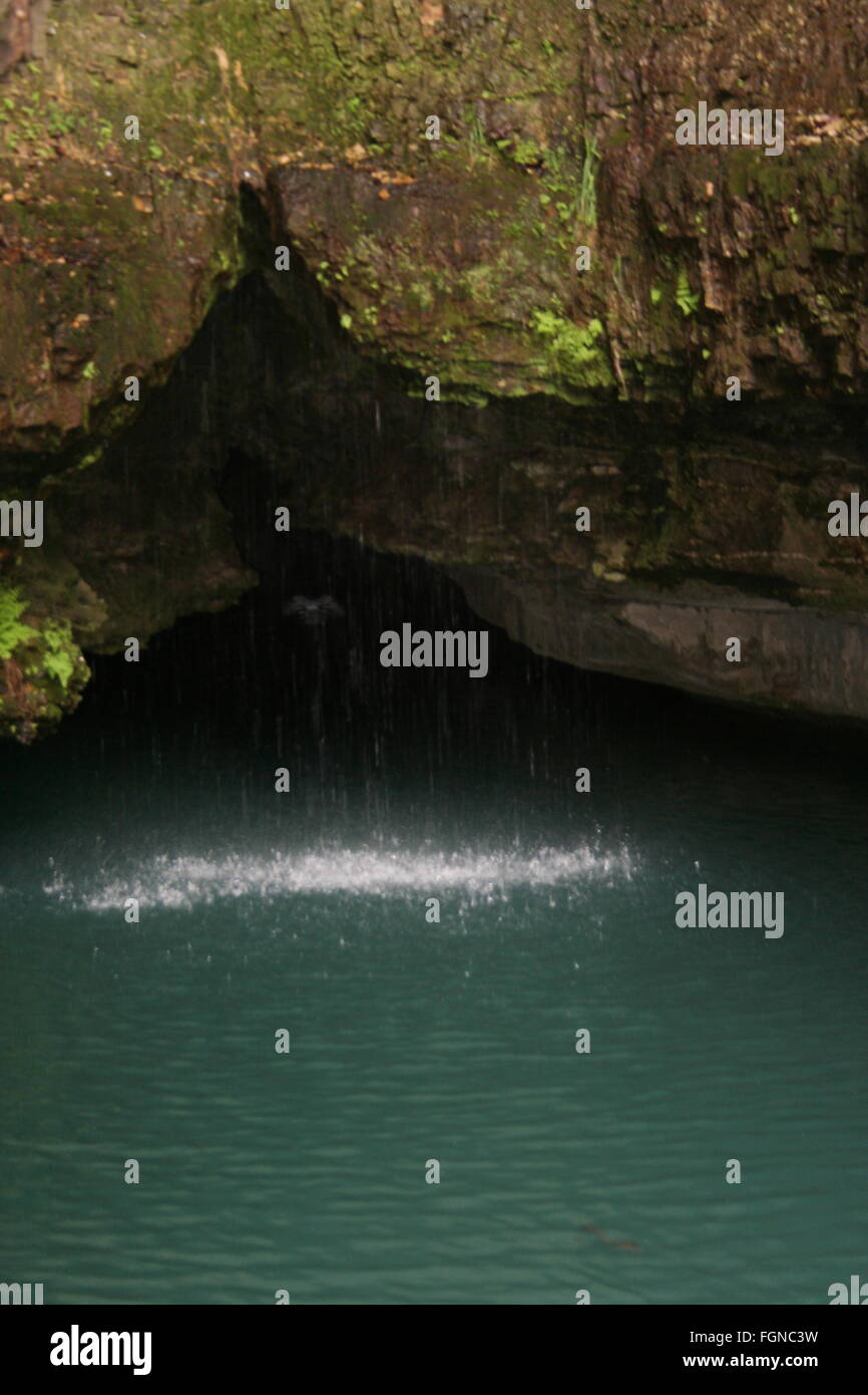 Höhle, Wasserfall, beruhigend, friedlich, Wasser Stockfoto