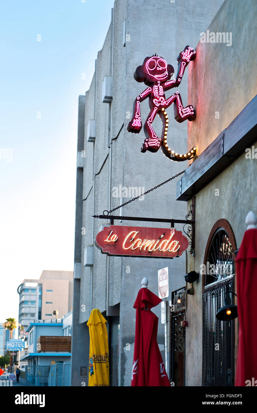La Comida, 100 S 6th St, Las Vegas, NV 89101 Stockfoto