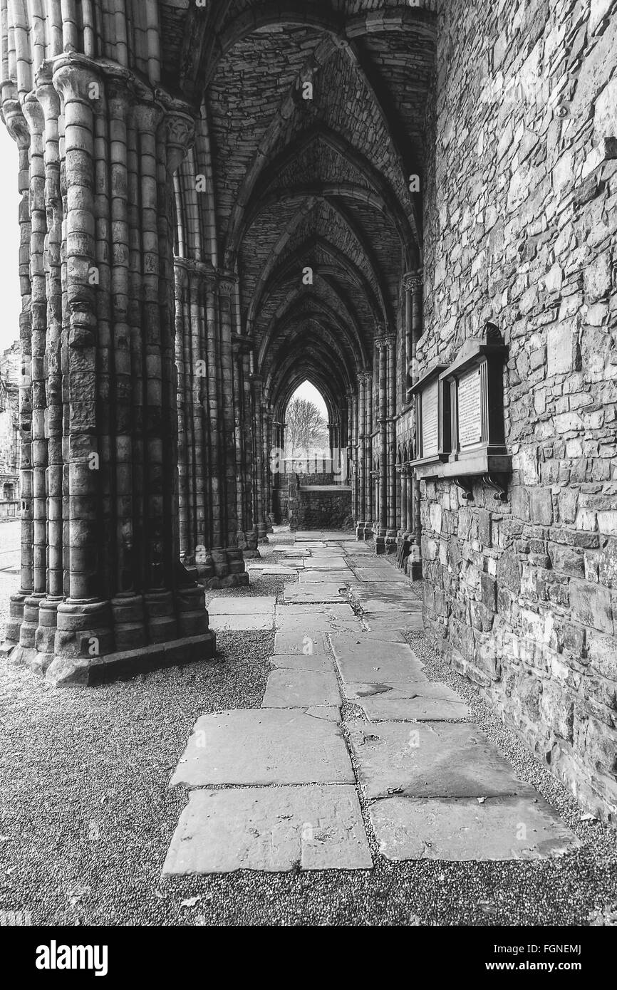 Kapelle Ruinen Hollyrood Palace Stockfoto