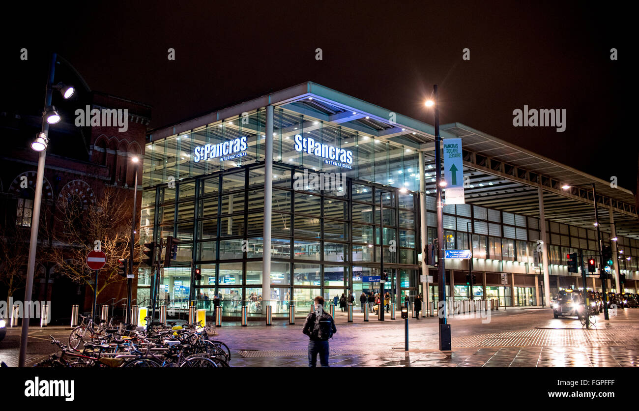 St. Pancras International Station Eurostar-terminal Stockfoto