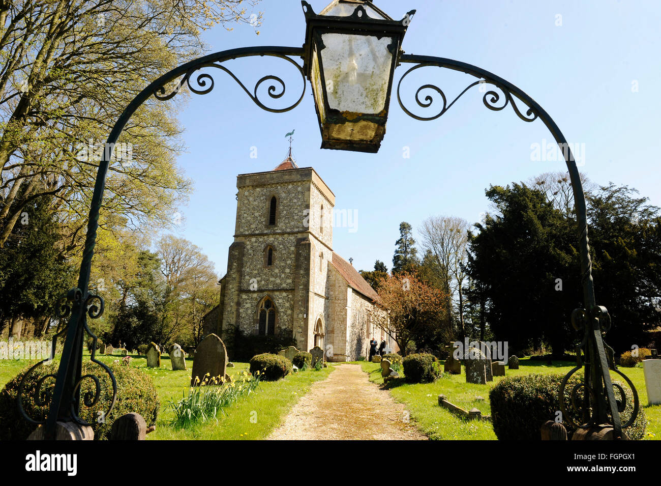 Kirche in Südengland Stockfoto