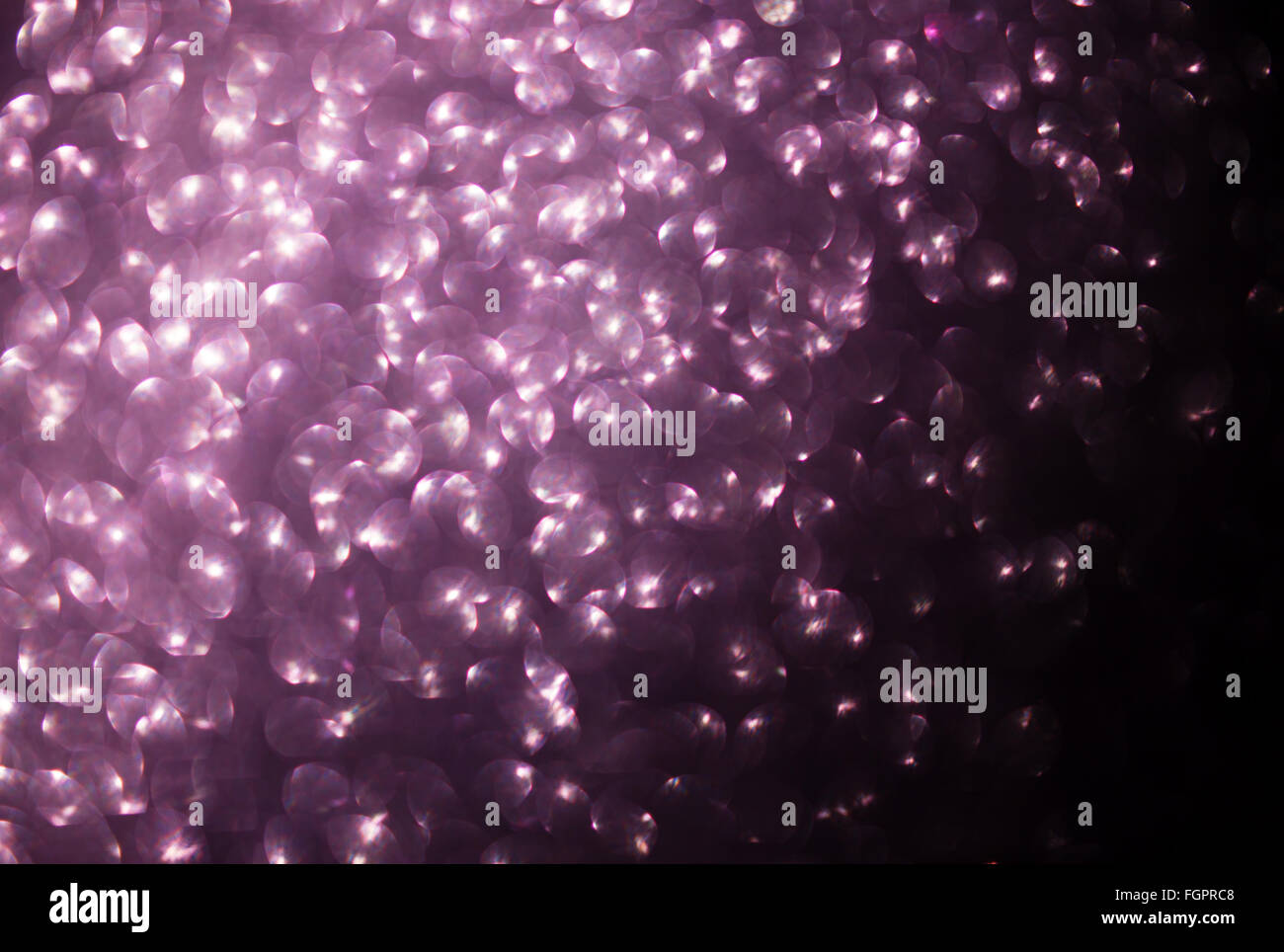 Lila Hintergrund. Eleganter abstrakten Hintergrund mit Bokeh unscharf gestellt Lichter Stockfoto