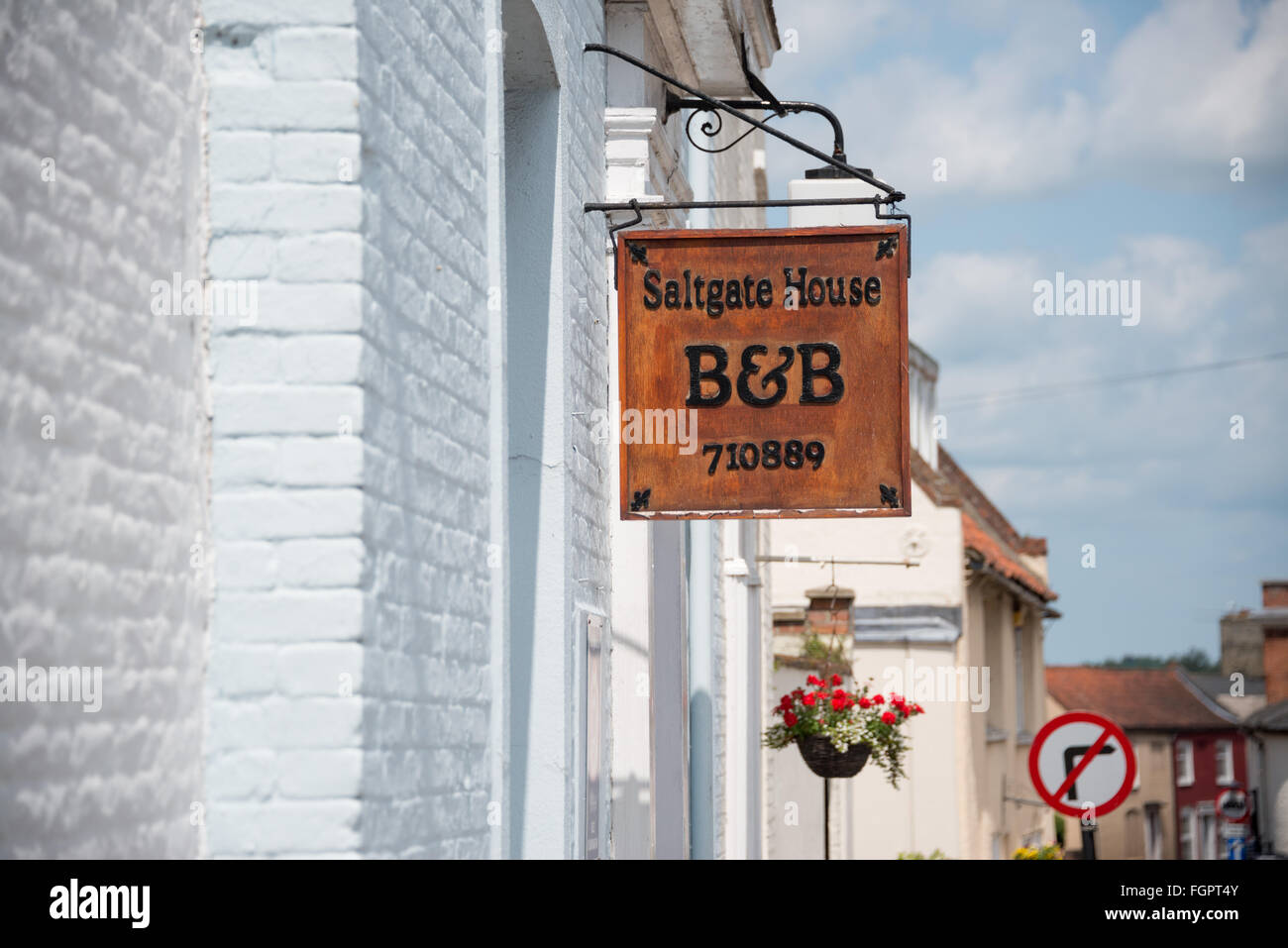 B & B in Beccles, Suffolk Stockfoto