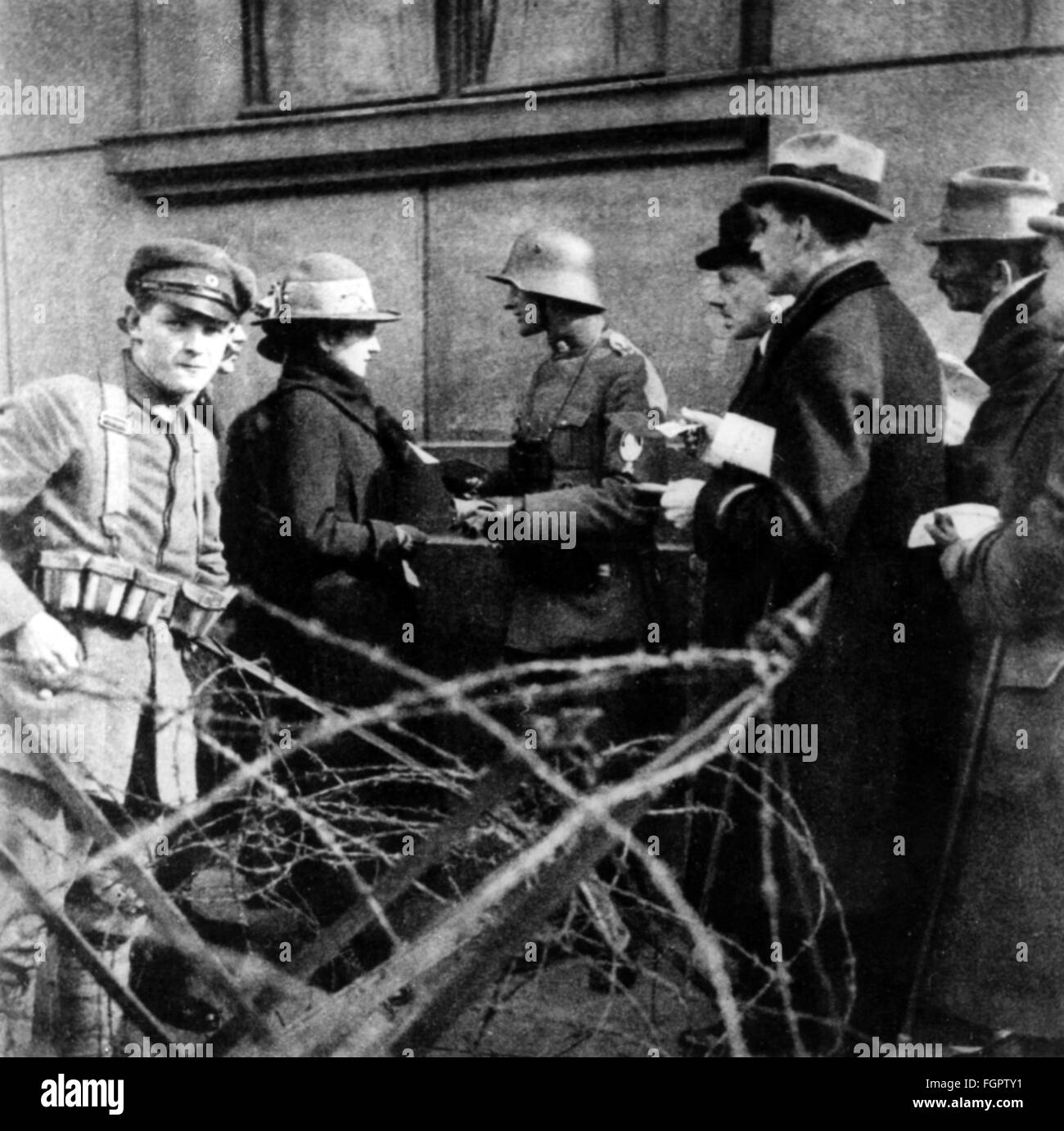 Veranstaltungen, Kapp-Luettwitz Putsch 13.- 17.5.1920, Zusatz-Rechte-Clearences-nicht verfügbar Stockfoto