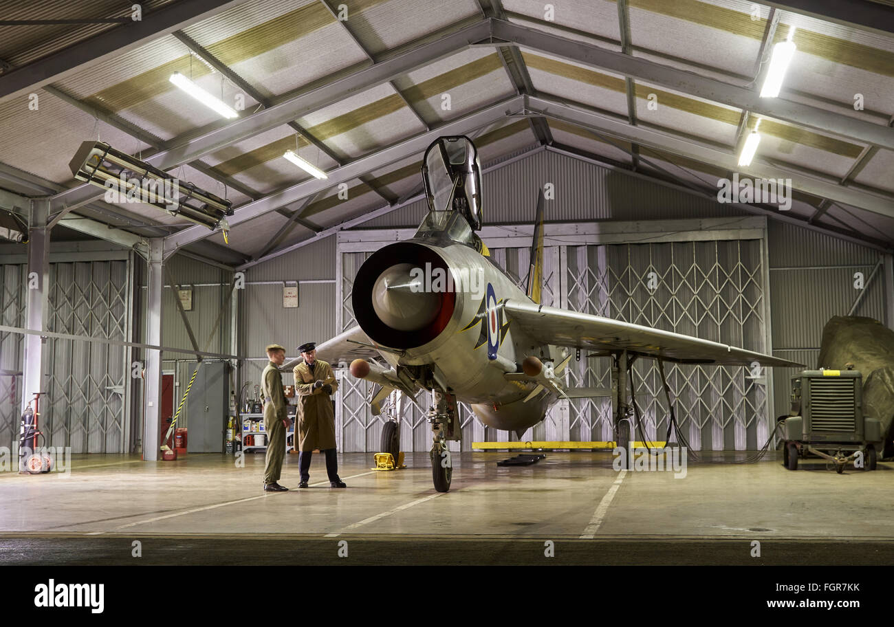 English Electric Lightning, Bruntingthorpe. Stockfoto