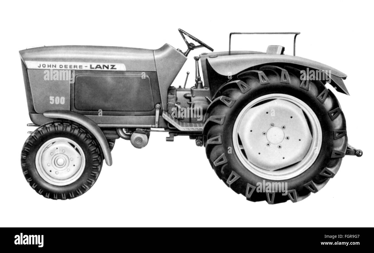 Landwirtschaft, Maschinen, Traktor Typ 500 John Deere-Lanz, 1960,  zusätzliche-Rechte-Freiflächen-nicht verfügbar Stockfotografie - Alamy