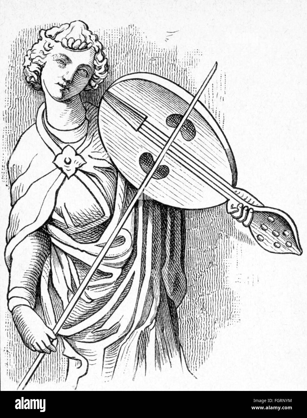 Musik, Musiker, Rebec-Spieler, Skulptur, Baldachin im Kölner Dom, 14. Jahrhundert, Holzstich, 19. Jahrhundert, Rebec, Musikinstrument, Musikinstrumente, Chordophon, Saiteninstrument, Saiteninstrumente, Streichinstrumente, Streichinstrument, Streichinstrumente, die Saiten, Bögen, Bogen, Mittelalter, Deutschland, Köln, Gotik, Gotik, Menschen, Mann, Männer, männlich, Skulpturen, Skulpturen, Kathedrale, Kathedralen, historisch, historisch, Zusatzrechte-Clearences-nicht vorhanden Stockfoto