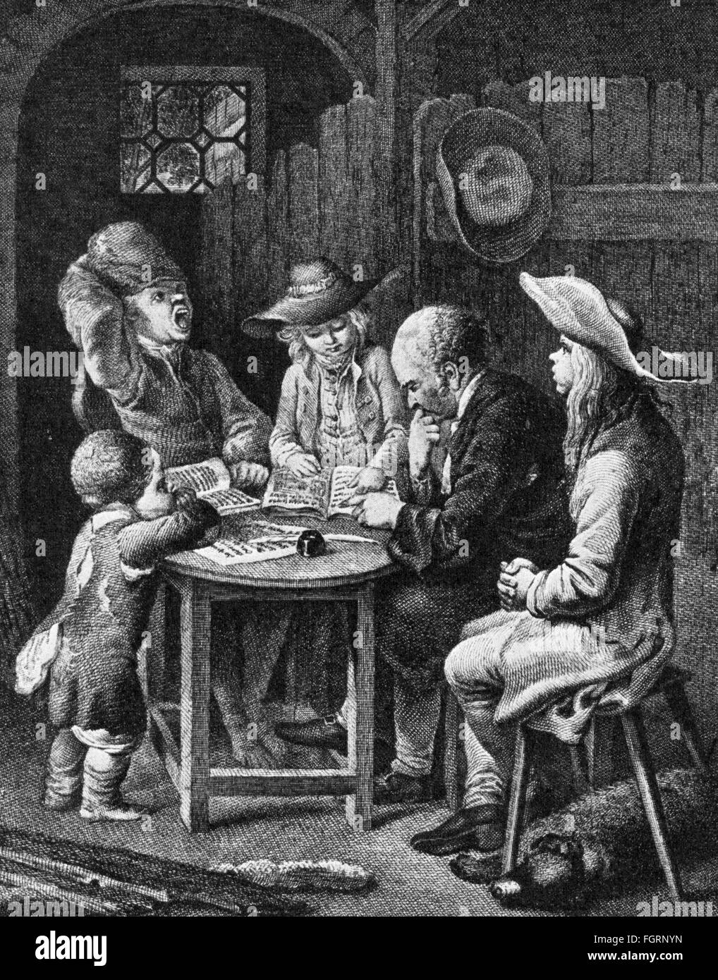 Pädagogik, Schule/Unterricht/Disziplin, 'Die Bauernschule' (der Bauern