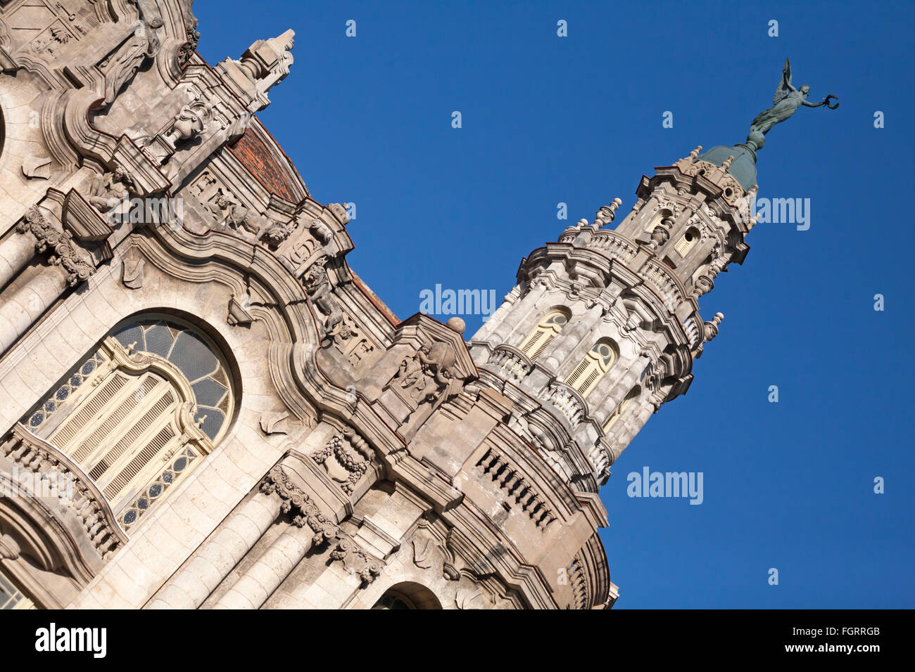 Gran Teatro National Theater, der Heimat der Nationalen Kubanischen Ballett, in Havanna, Kuba, Karibik, Karibik, Zentral- und Lateinamerika Stockfoto