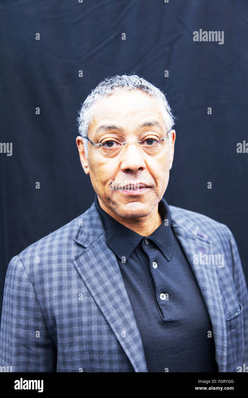 Giancarlo Esposito Gustavo "Gus" Fring brechen schlechte Schauspieler TV star in London, Vereinigtes Königreich. 21. Februar 2016 Sterne Promi Promis Stockfoto