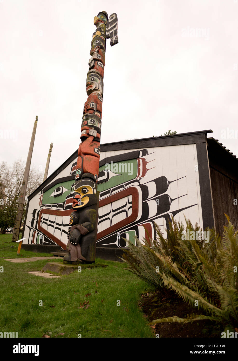 Kwakwaka Pol Thunder Bird Park, Victoria Stockfoto