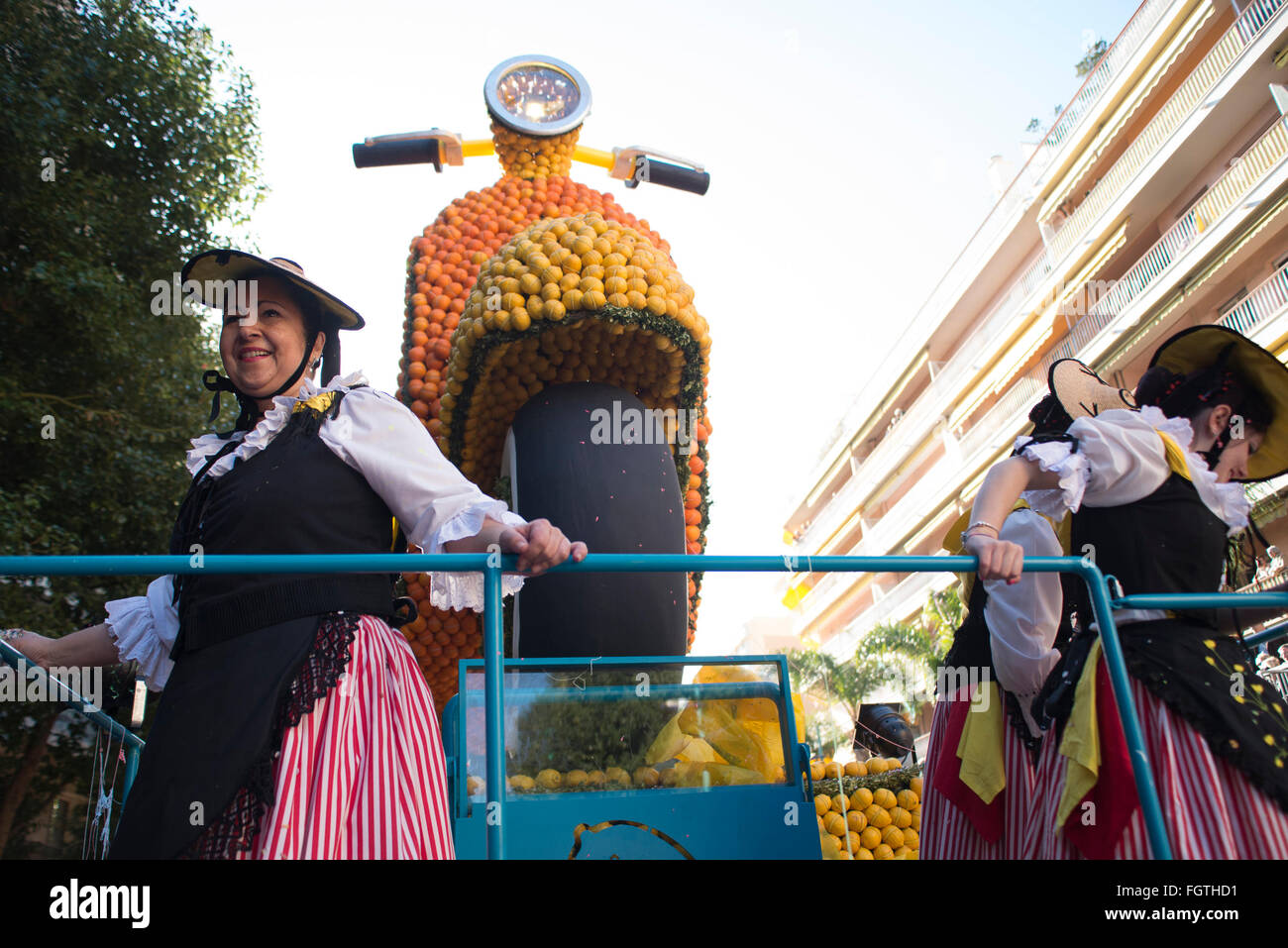 Frankreich: Lemons Festival in Menton Stockfoto