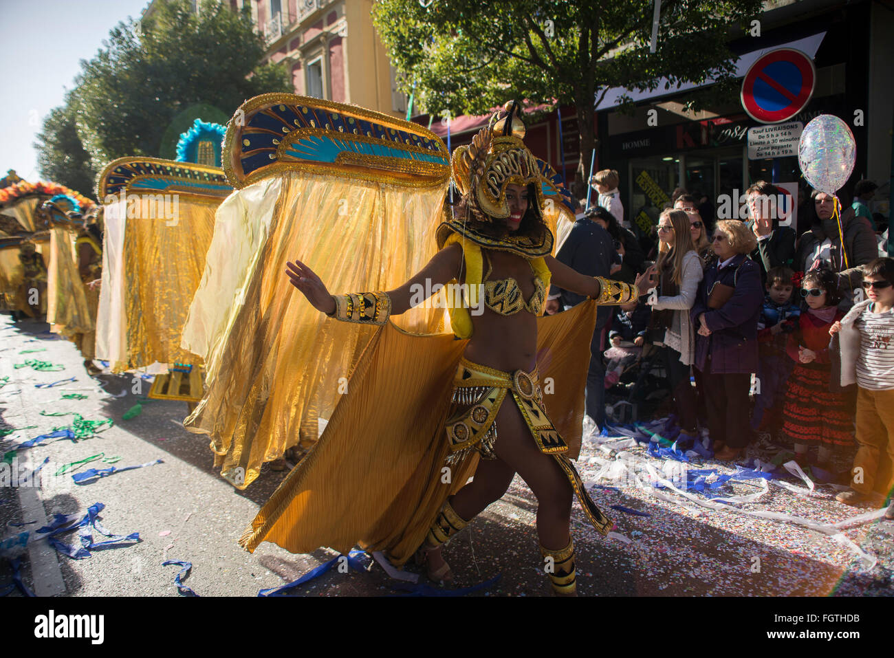 Frankreich: Lemons Festival in Menton Stockfoto