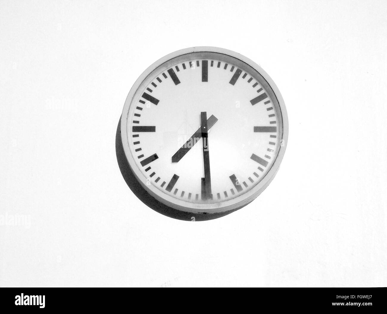 Fähre Boot Uhr Stockfoto
