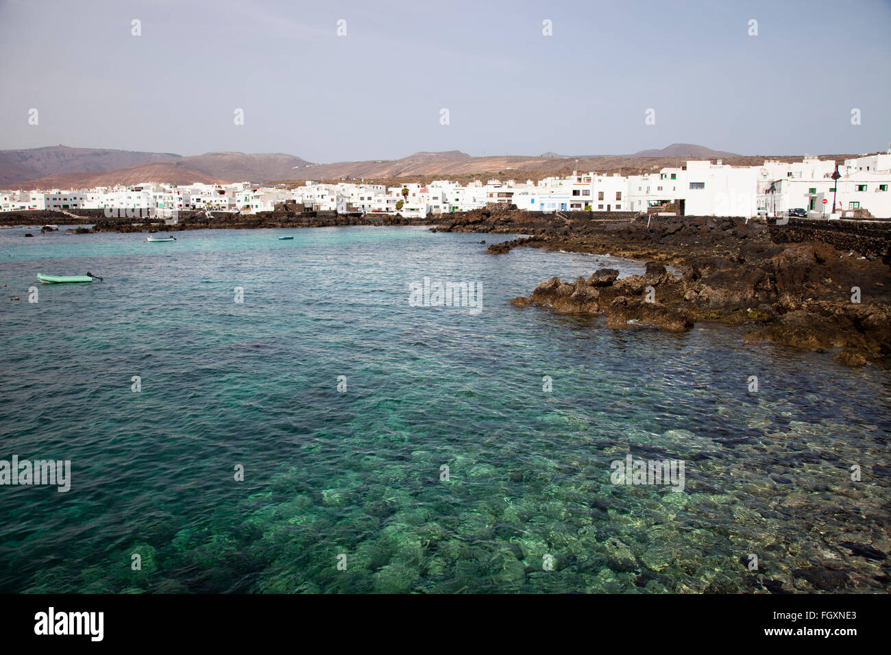 Punta Mujeres, Malpais De La Corona Gebiet, Insel Lanzarote, Kanarische Inseln, Spanien, Europa Stockfoto