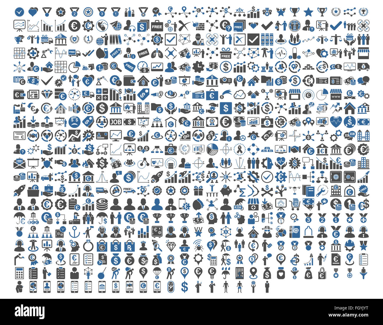 Anwendung-Toolbar-Icons Stockfoto