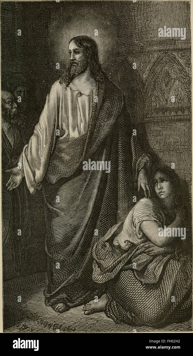 Jesus von Nazareth - sein Leben und seine Lehren; gegründet auf den vier Evangelien, und illustriert anhand von Sitten, Bräuche, religiöse Überzeugungen und politischen Institutionen seiner Zeit (1869) Stockfoto