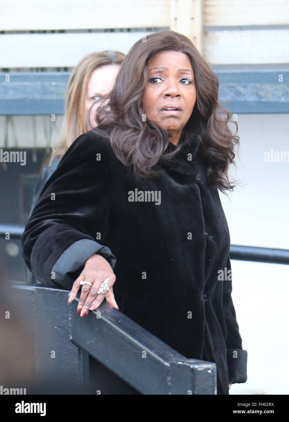 Gloria Gaynor außerhalb ITV Studios mit: Gloria Gaynor wo: London, Vereinigtes Königreich bei: 21. Januar 2016 Stockfoto