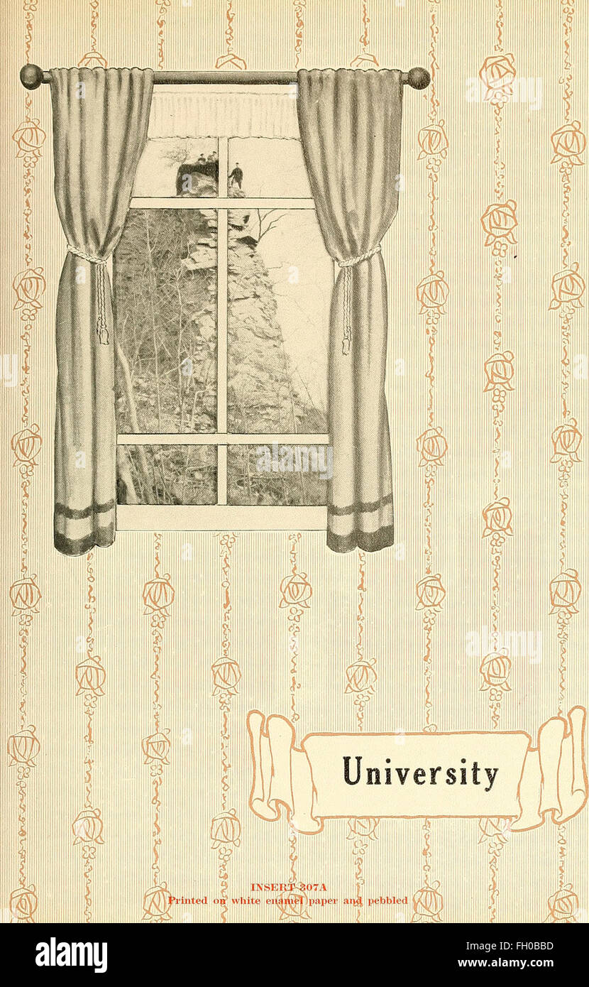 Eine Kollektion von Vorlagendesigns für Bucheinlagen aus dem Jahr 1922, die vordefinierte Vorlagen zum Unterteilen von Seiten in Büchern bietet und für Verlage und Designer zur Verbesserung des Seitenlayouts bestimmt ist. Stockfoto