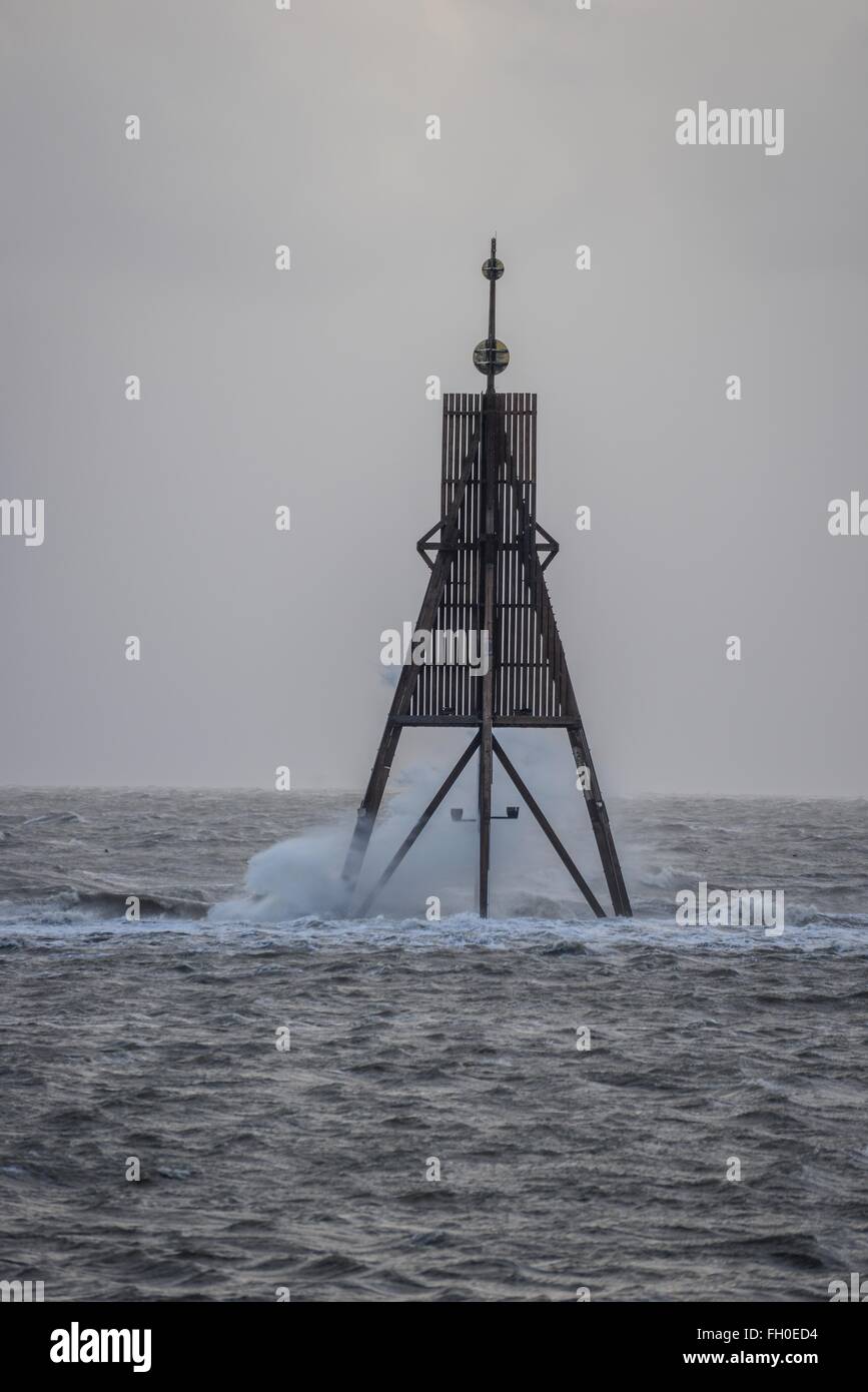 Ebbe Flut In Cuxhaven Stockfotografie Alamy
