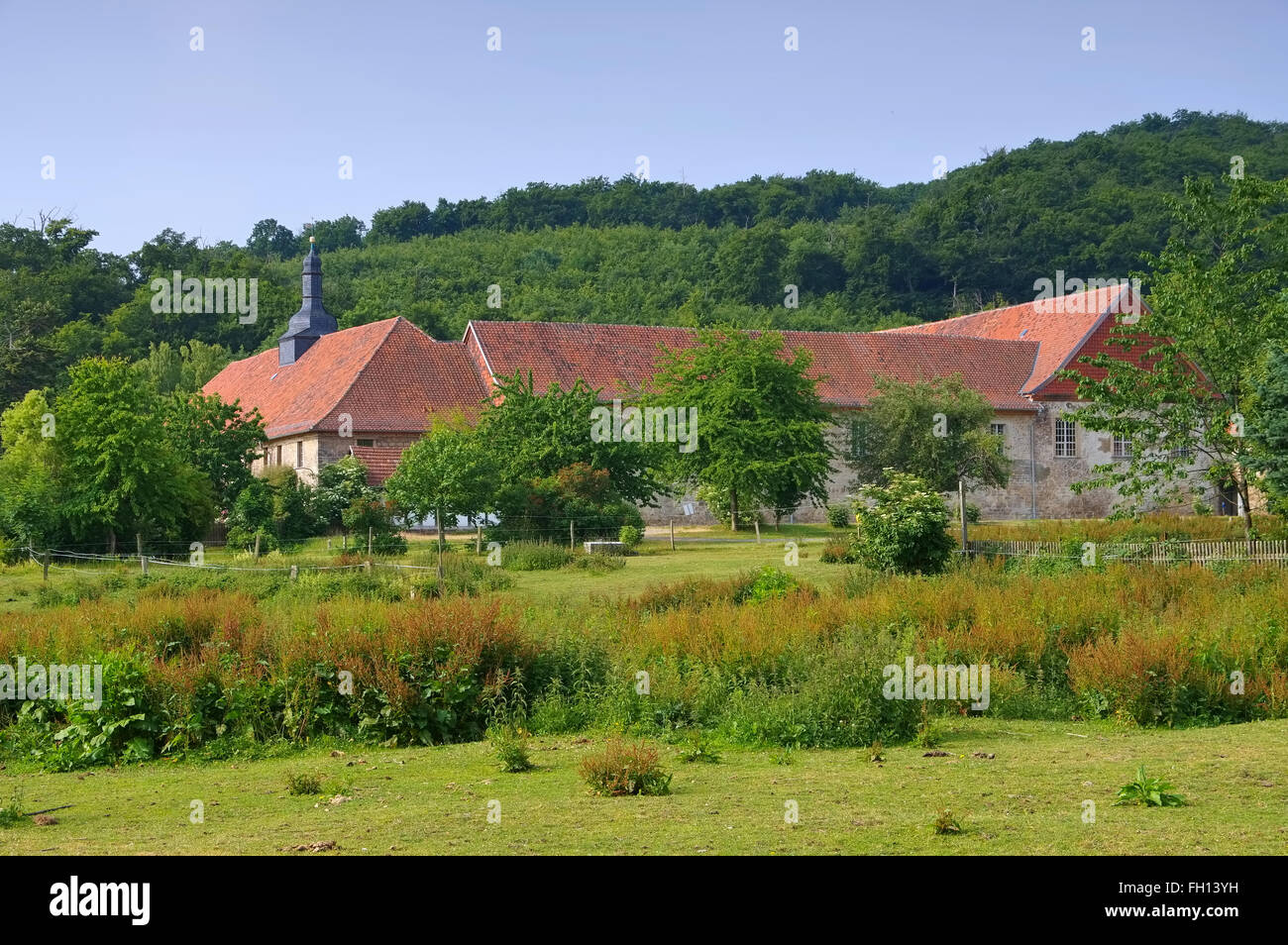 Blankenburg Im Harz Kloster Michaelstein - Blankenburg im Harz-Gebirge, Michaelstein Abbey Stockfoto