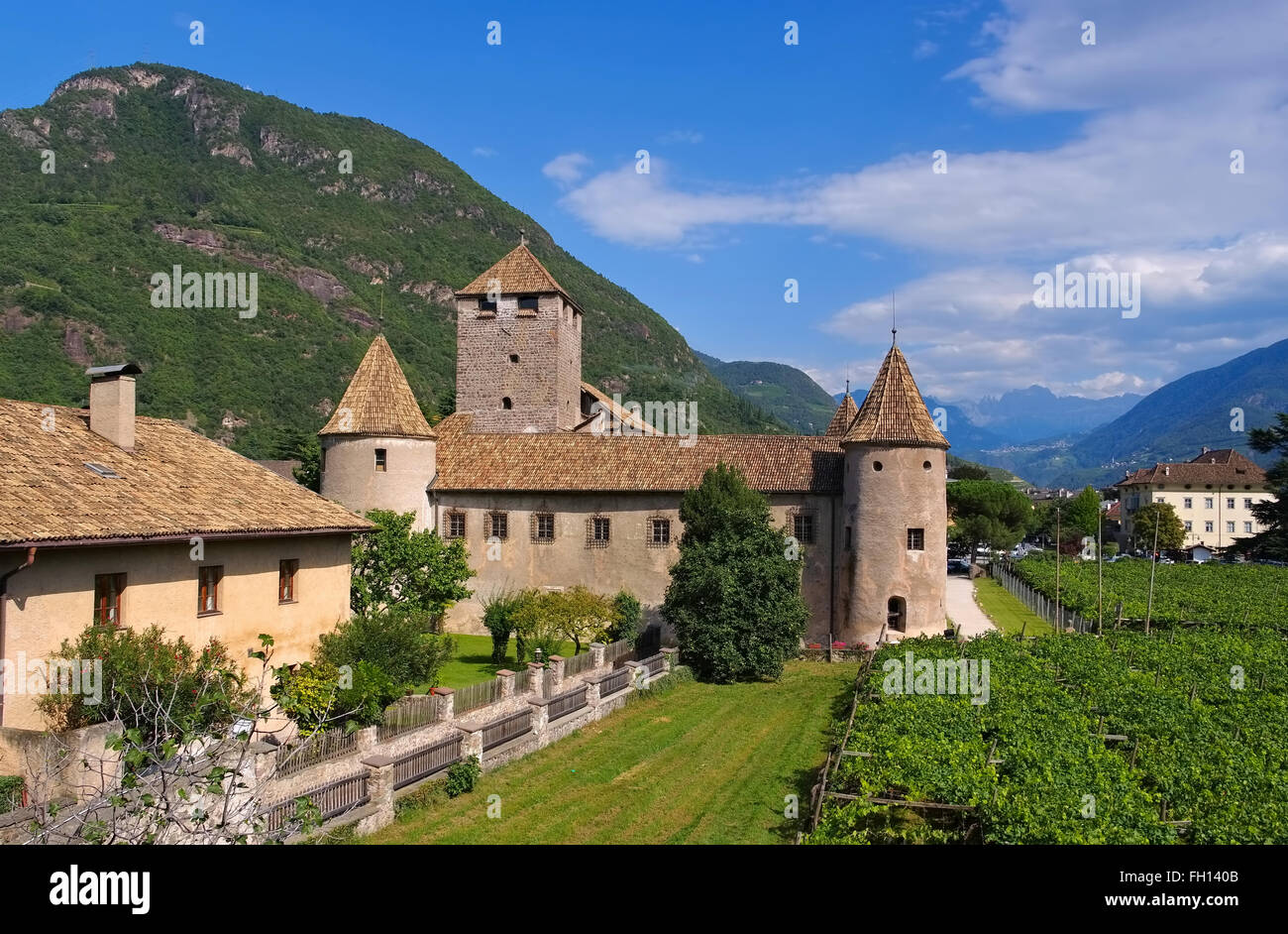 Bozen in Südtirol Schloss Maretsch - Bozen in Südtirol, Schloss Maretsch Stockfoto