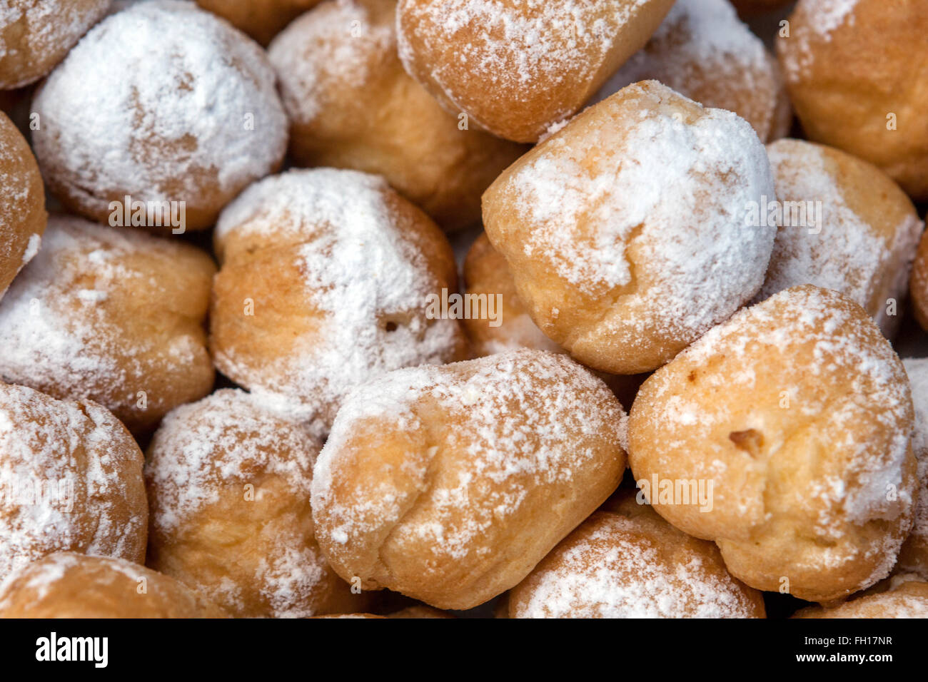 Tschechische hausgemachte sweet Delicious Doughnuts Stockfoto