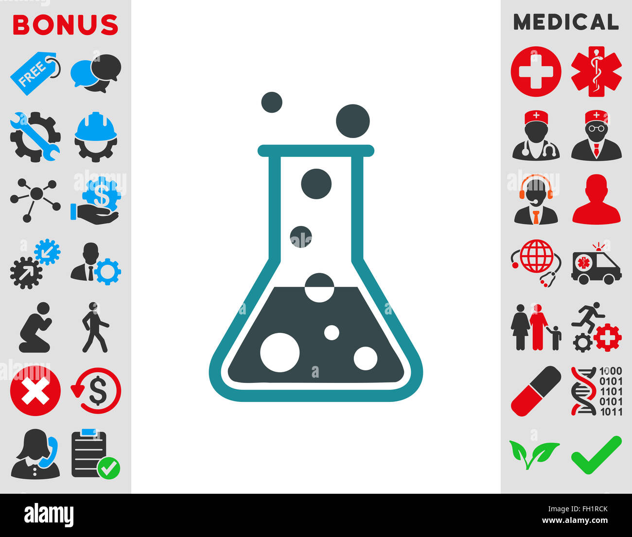 Kochende flüssige Symbol Stockfoto