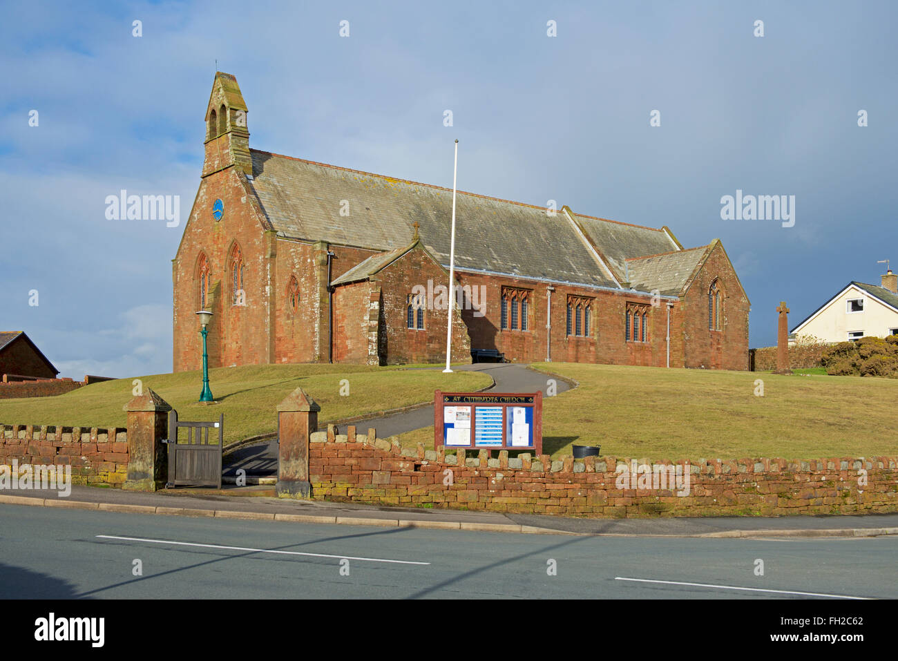 Kirche St. Cuthbert im Seascale, West Cumbria, England UK Stockfoto