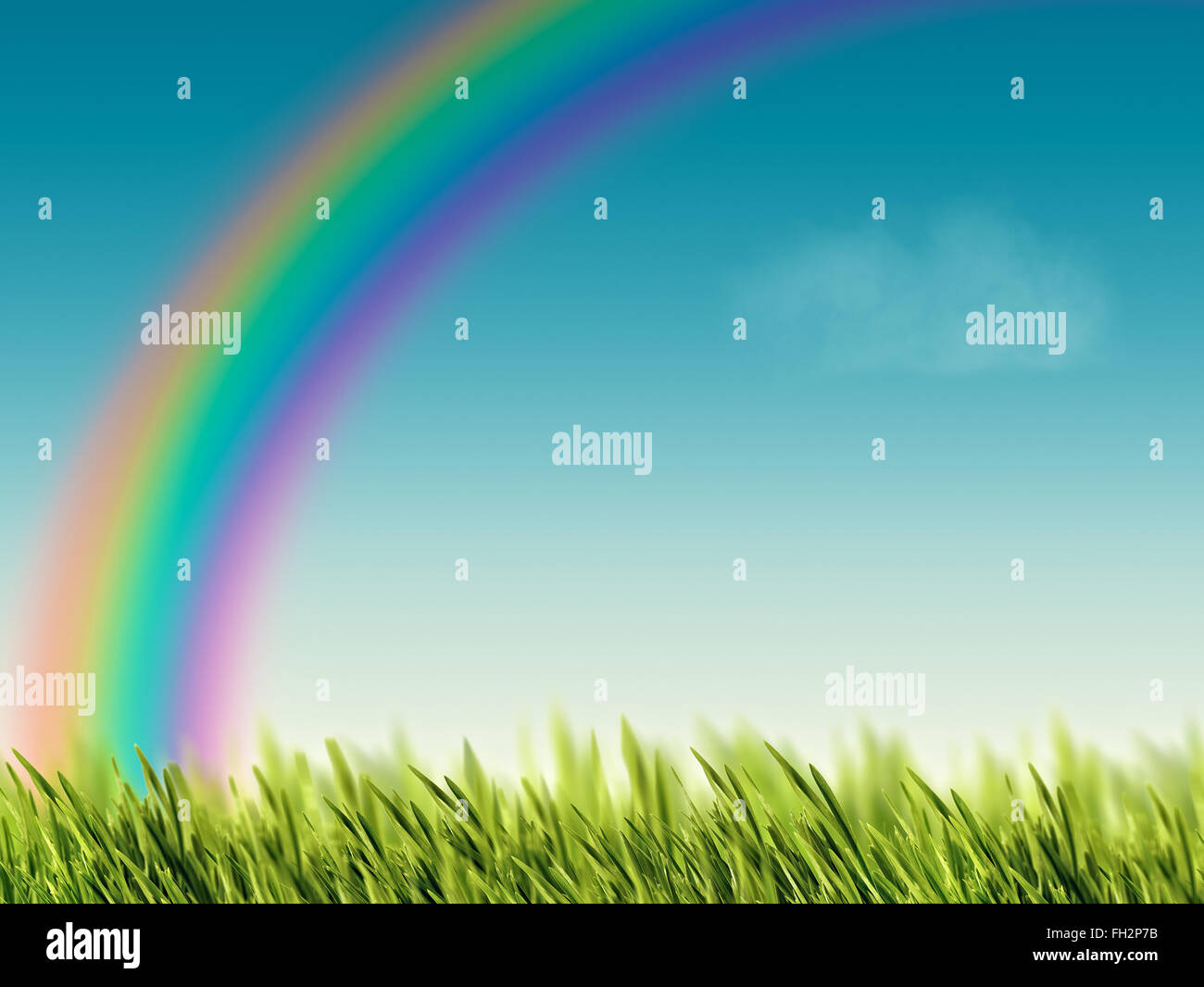 Regenbogen, ökologische abstrakt Stockfoto