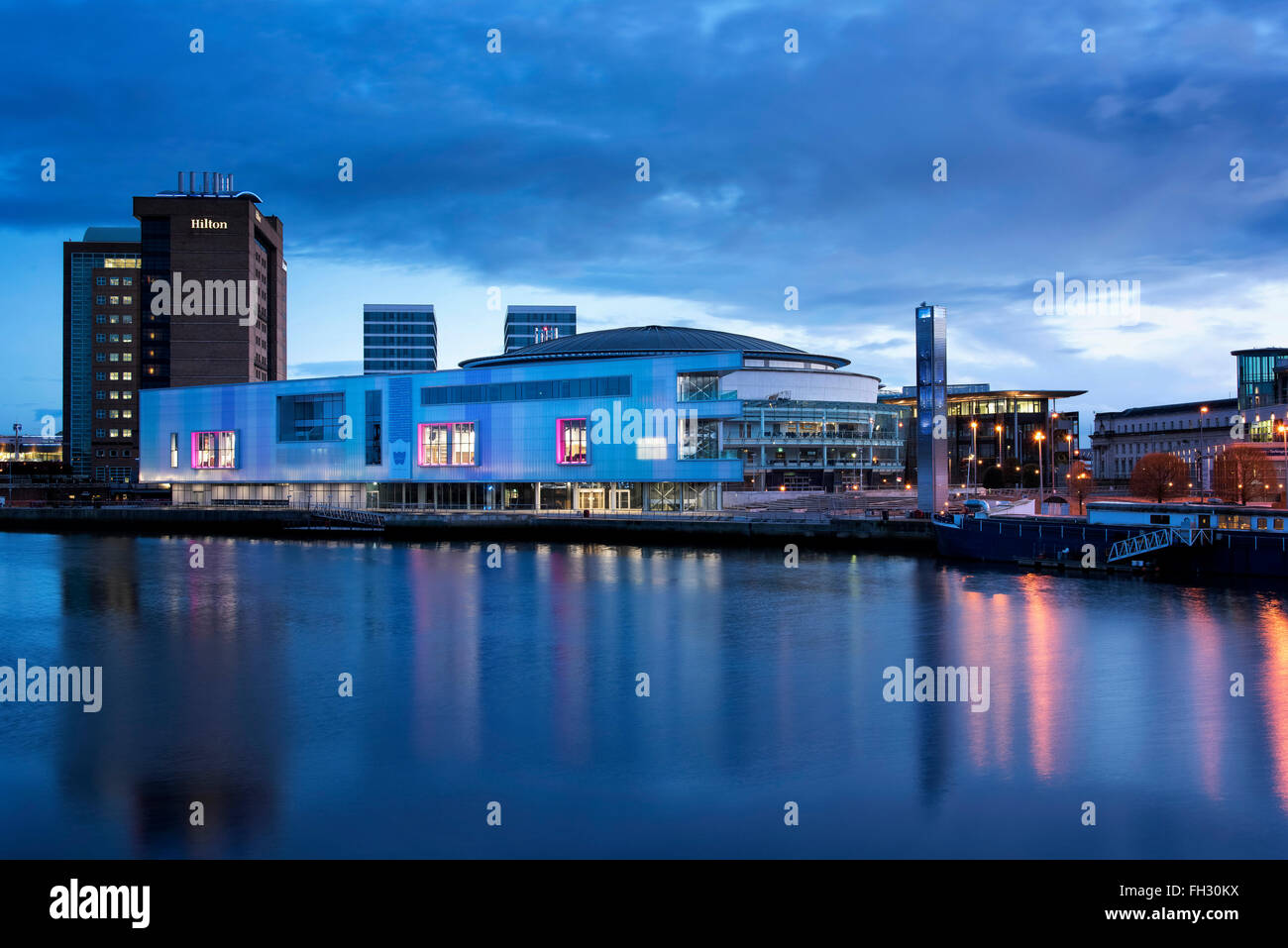 Neue Waterfront Hall Conference Center in Lananside Belfast Nordirland Stockfoto