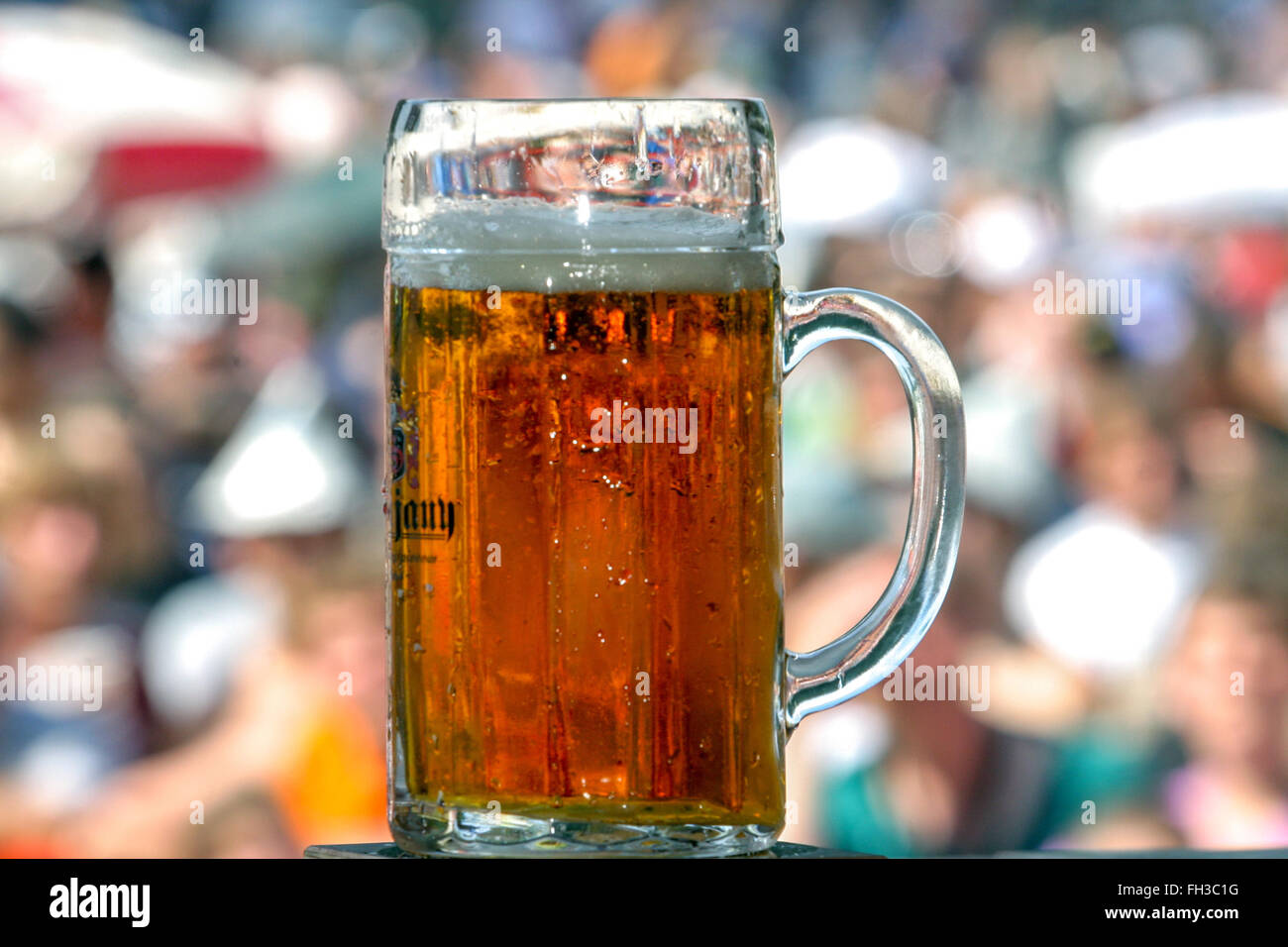 Tschechische Brauerei Glas Bier , Svijany Stockfoto
