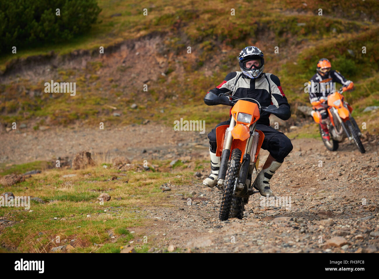 Motocross Stockfoto