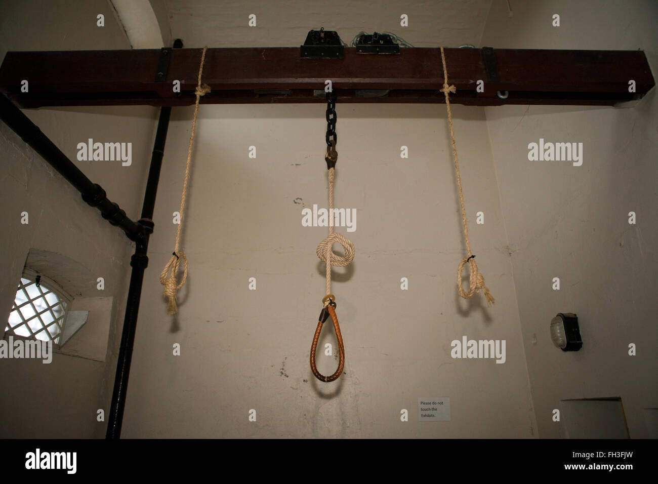 Rope In Noose Hanging From Stockfotos Rope In Noose