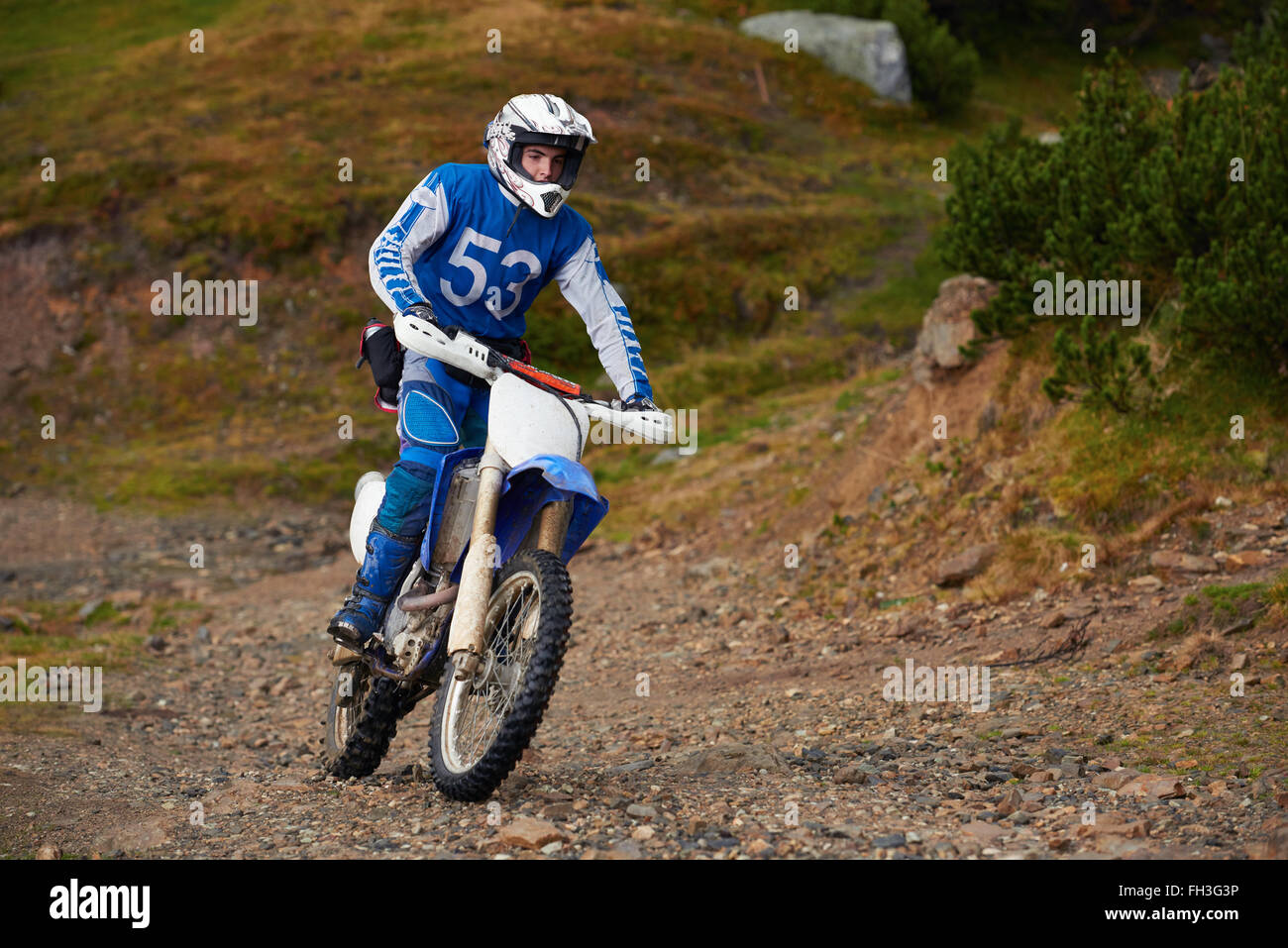 Motocross Stockfoto