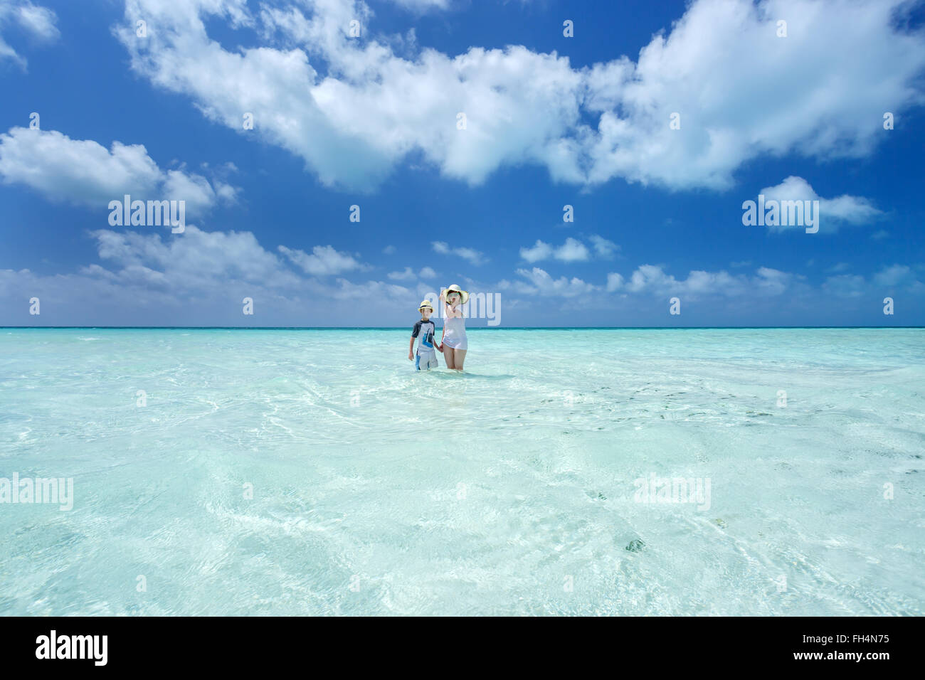 Frau, junge und Karibik Stockfoto