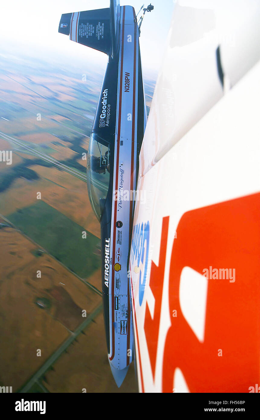 Kunstflug Flugzeug während uns Kunstflug Ausbildung Stockfoto