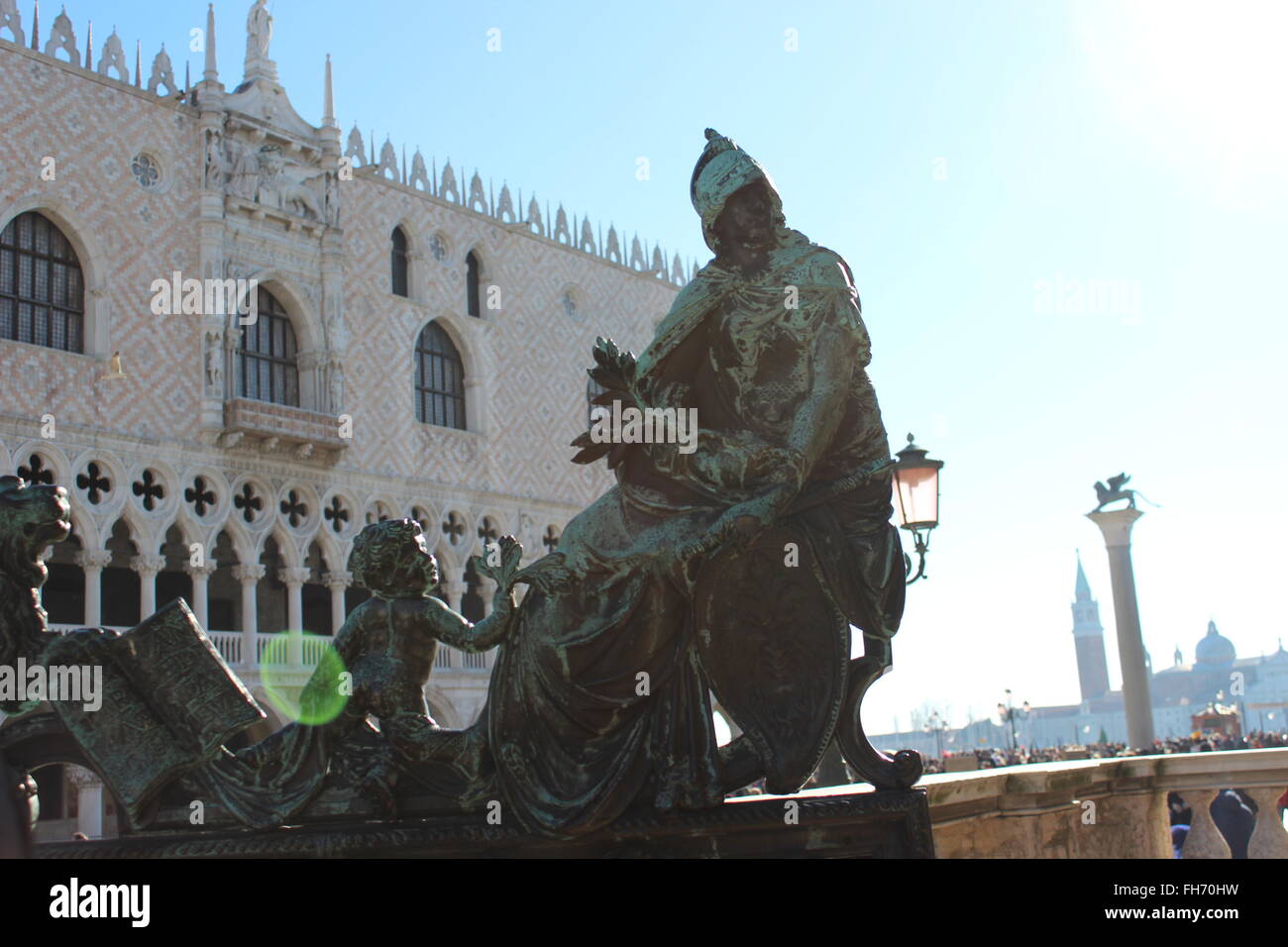 Braungebrannte status Stockfoto