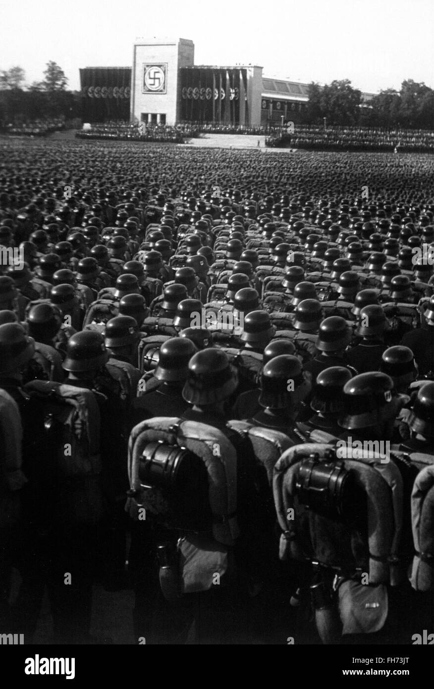 Reichsparteitag 1935 - deutsche Nazi-Propaganda-Fotografie - WWII Stockfoto
