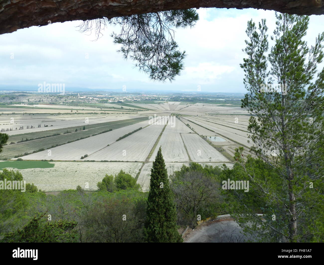 Der Etang de Montady Stockfoto